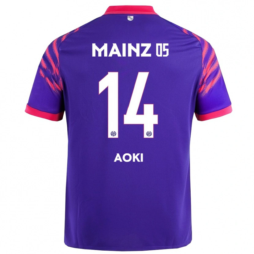 Danxen Mujer Camiseta Hiyori Aoki #14 Marino Rosa 2ª Equipación 2025/26 La Camisa