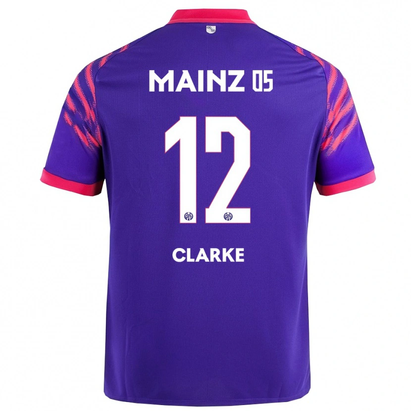 Danxen Mujer Camiseta Sarah Clarke #12 Marino Rosa 2ª Equipación 2025/26 La Camisa