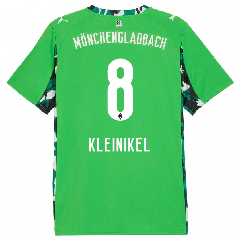 Danxen Mujer Camiseta Nadja Kleinikel #8 Verde Negro 2ª Equipación 2025/26 La Camisa