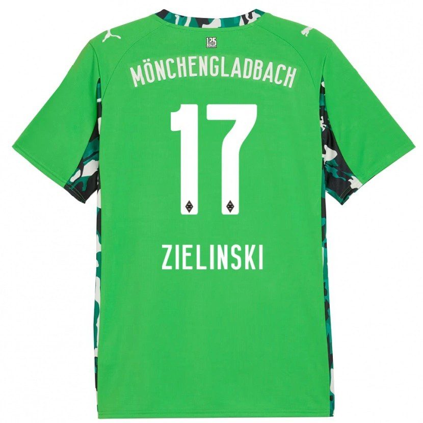 Danxen Mujer Camiseta Yvonne Zielinski #17 Verde Negro 2ª Equipación 2025/26 La Camisa