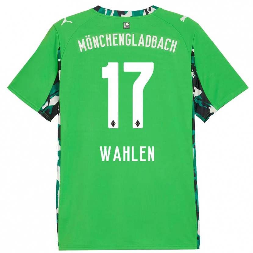Danxen Mujer Camiseta Vanessa Wahlen #17 Verde Negro 2ª Equipación 2025/26 La Camisa