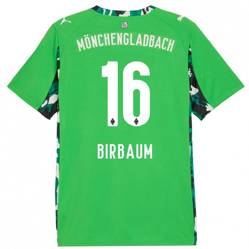 Danxen Mujer Camiseta Anne Birbaum #16 Verde Negro 2ª Equipación 2025/26 La Camisa