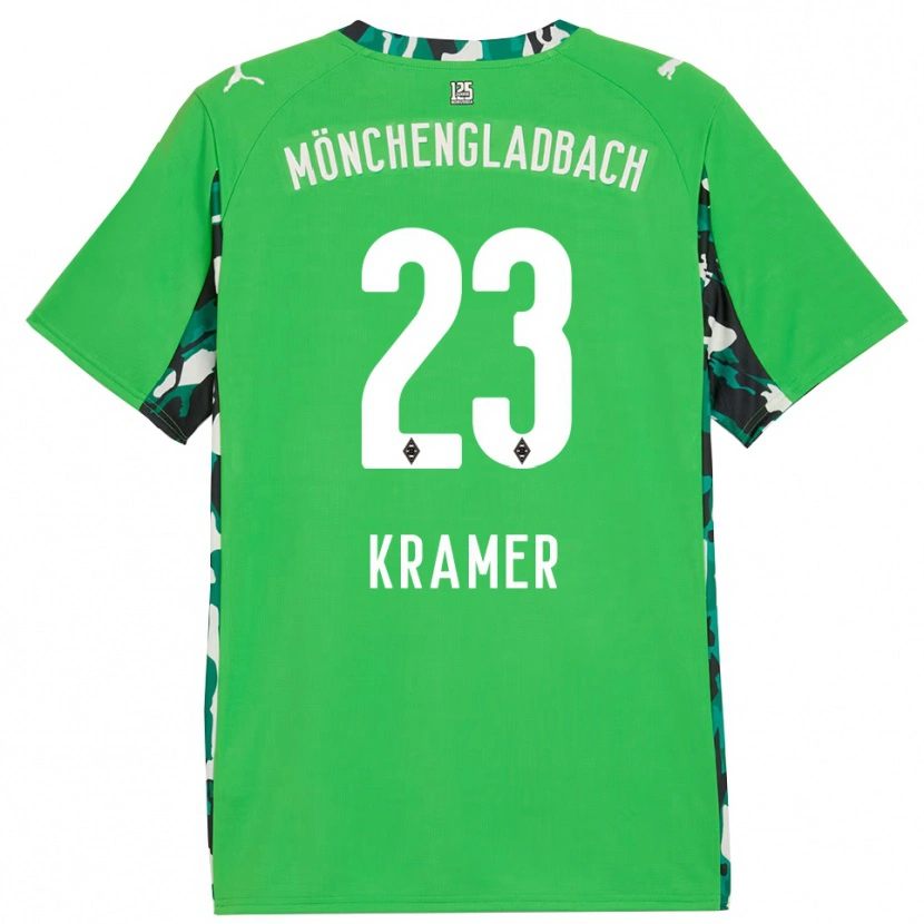 Danxen Mujer Camiseta Christoph Kramer #23 Verde Negro 2ª Equipación 2025/26 La Camisa