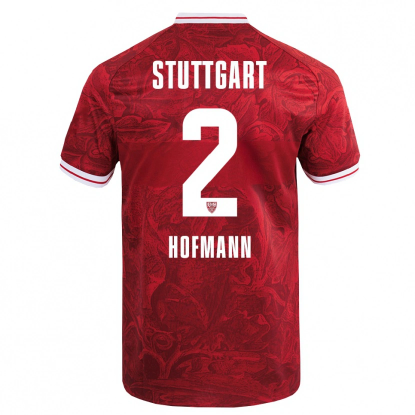 Danxen Mujer Camiseta Linette Hofmann #2 Rojo Negro 2ª Equipación 2025/26 La Camisa