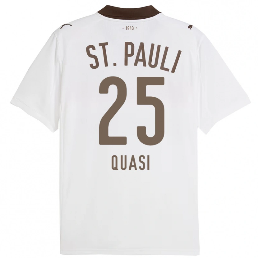 Danxen Mujer Camiseta Evans Quasi #25 Blanco Rojo 2ª Equipación 2025/26 La Camisa