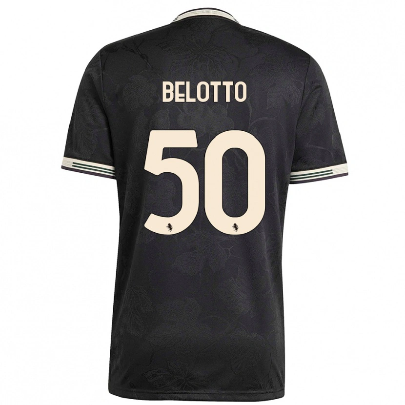 Danxen Mujer Camiseta Soledad Belotto #50 Negro Blanco Verde Equipación Tercera 2025/26 La Camisa