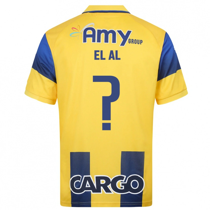 Danxen Niño Camiseta Tom El Al #0 Amarillo Marino 1ª Equipación 2025/26 La Camisa
