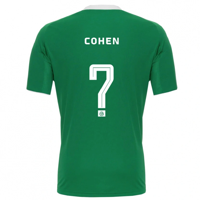 Danxen Niño Camiseta Sarel Shlomo Cohen #0 Verde Blanco 1ª Equipación 2025/26 La Camisa