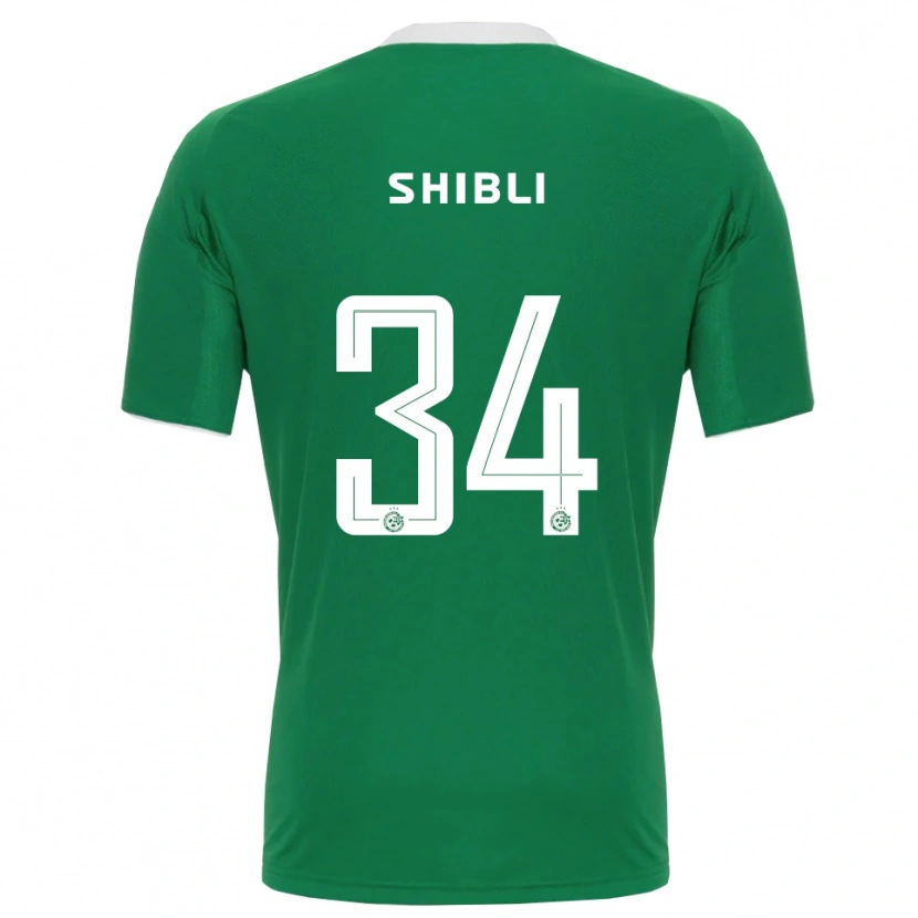 Danxen Niño Camiseta Hamza Shibli #34 Verde Blanco 1ª Equipación 2025/26 La Camisa