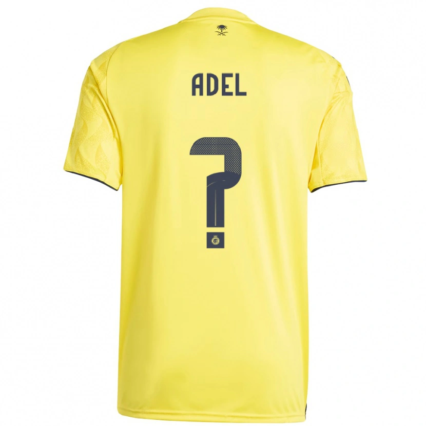 Danxen Niño Camiseta Aida Adel #0 Amarillo Negro 1ª Equipación 2025/26 La Camisa