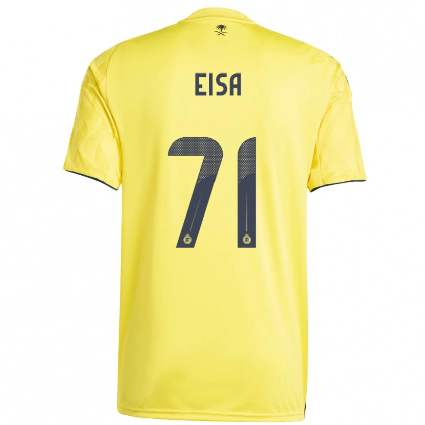 Danxen Niño Camiseta Bayan Eisa #71 Amarillo Negro 1ª Equipación 2025/26 La Camisa