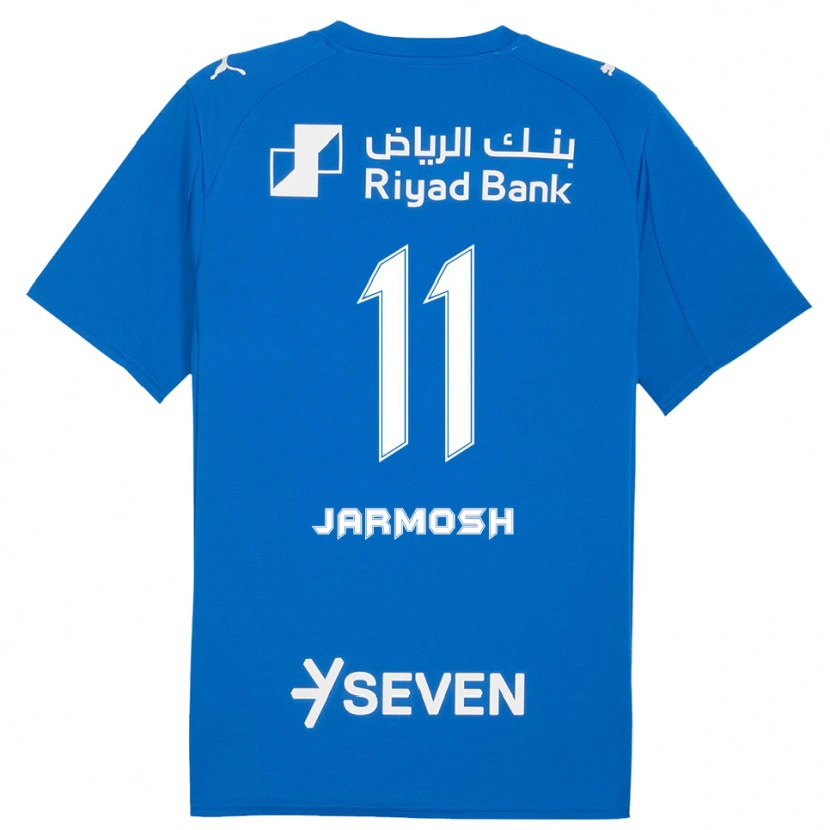Danxen Niño Camiseta Abdulaziz Jarmosh #11 Azul Blanco 1ª Equipación 2025/26 La Camisa