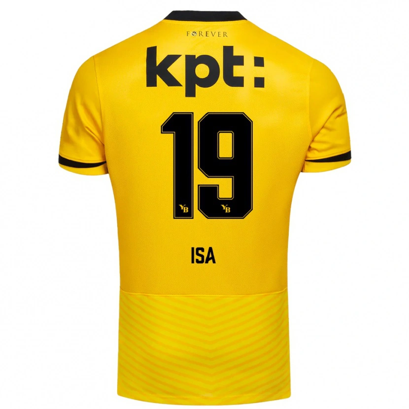 Danxen Niño Camiseta Ron Isa #19 Amarillo Negro 1ª Equipación 2025/26 La Camisa
