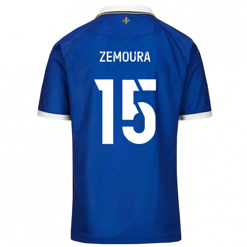 Danxen Niño Camiseta Yohan Zemoura #15 Azul Dorado 1ª Equipación 2025/26 La Camisa