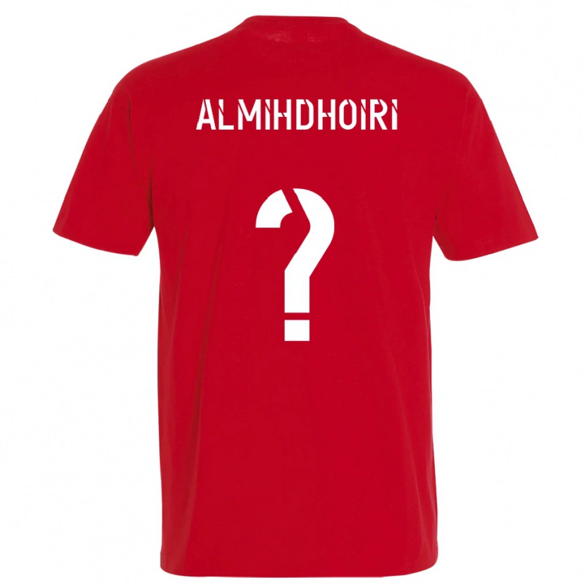 Danxen Niño Camiseta Younes Almihdhoiri #0 Rojo Amarillo 1ª Equipación 2025/26 La Camisa