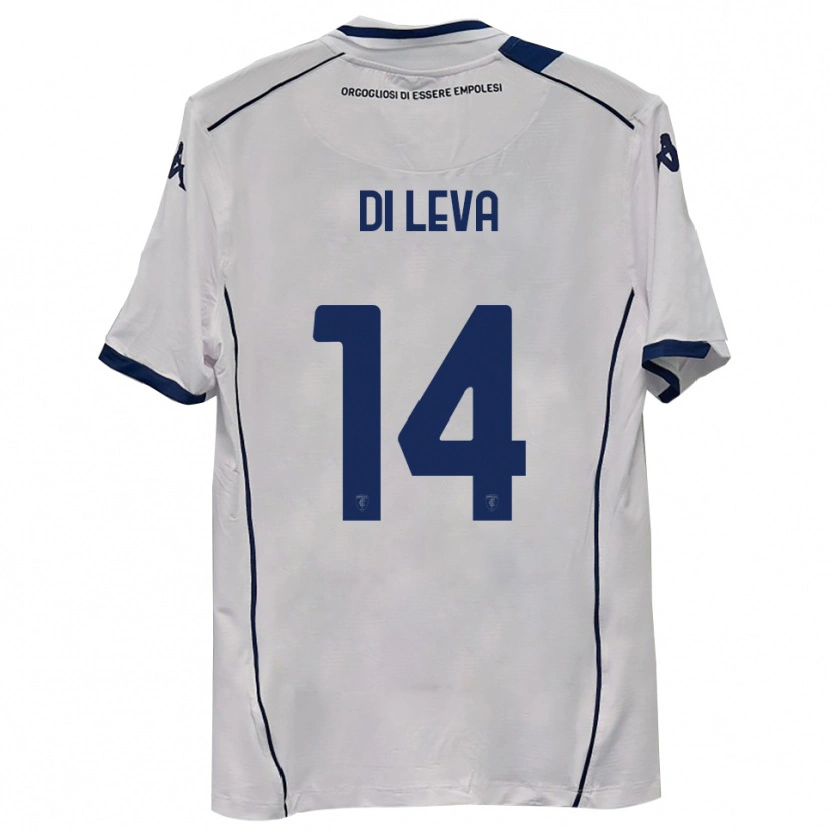 Danxen Niño Camiseta Vincenzo Di Leva #14 Azul Marino Oscuro 2ª Equipación 2025/26 La Camisa