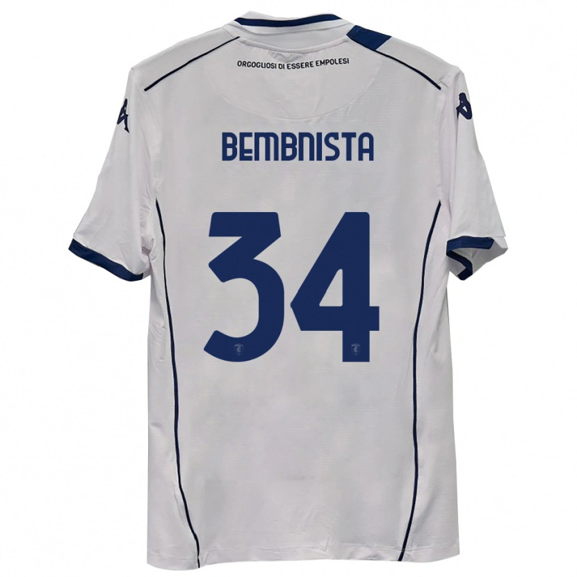 Danxen Niño Camiseta Dawid Bembnista #34 Azul Marino Oscuro 2ª Equipación 2025/26 La Camisa