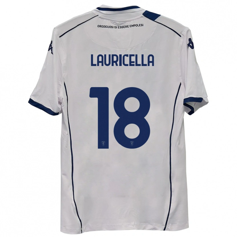 Danxen Niño Camiseta Giovanni Lauricella #18 Azul Marino Oscuro 2ª Equipación 2025/26 La Camisa