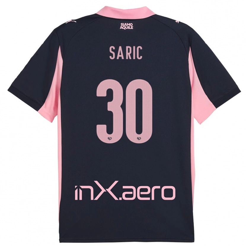 Danxen Niño Camiseta Dario Saric #30 Marino Rosa 2ª Equipación 2025/26 La Camisa