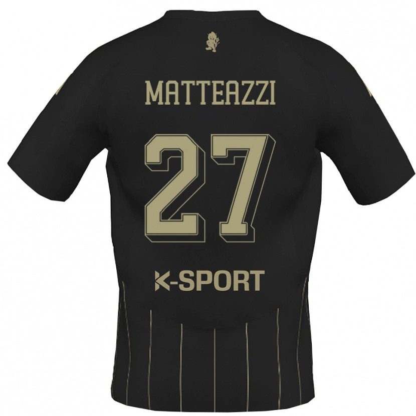 Danxen Niño Camiseta Ernesto Matteazzi #27 Gris Blanco 2ª Equipación 2025/26 La Camisa