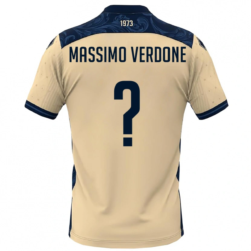 Danxen Niño Camiseta Valerio Massimo Verdone #0 Blanco Marino 2ª Equipación 2025/26 La Camisa
