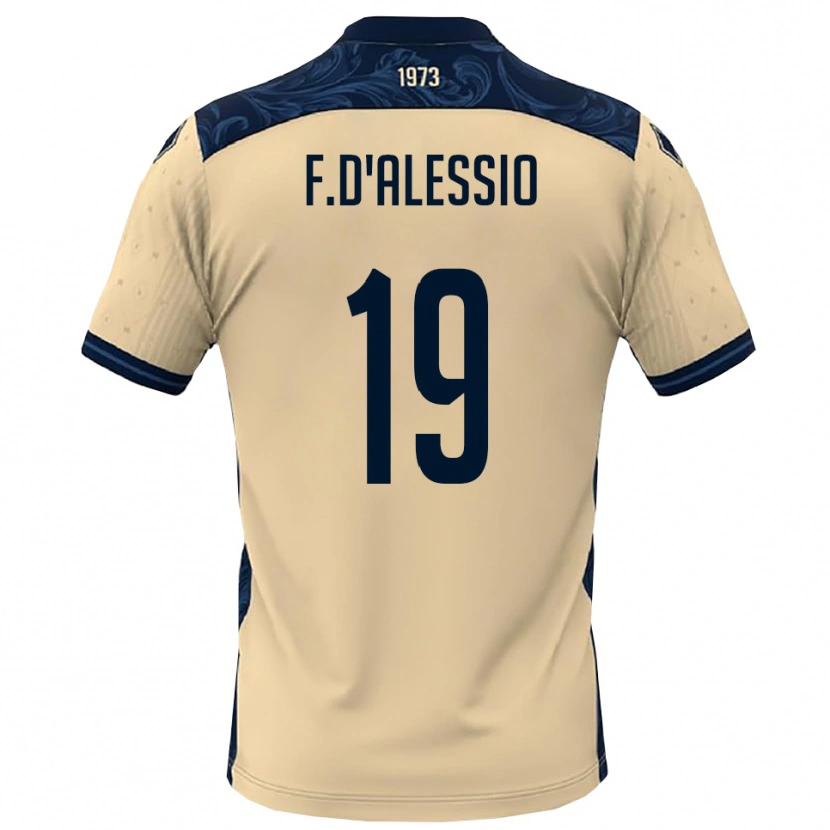 Danxen Niño Camiseta Francesco D'alessio #19 Blanco Marino 2ª Equipación 2025/26 La Camisa