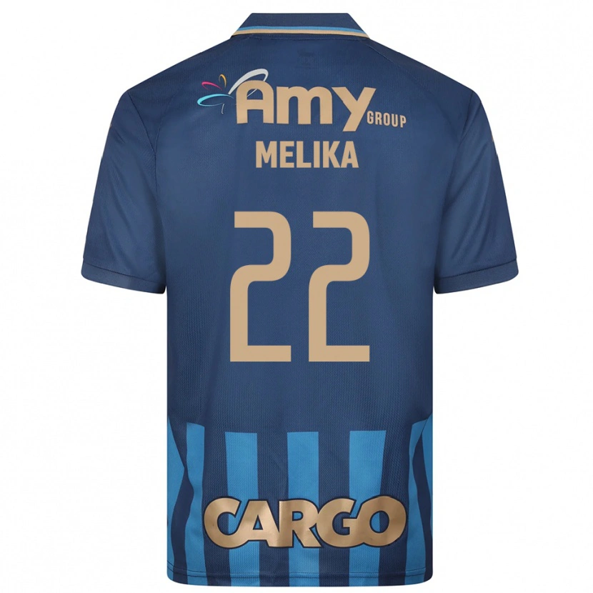 Danxen Niño Camiseta Ofek Melika #22 Azul Marino 2ª Equipación 2025/26 La Camisa