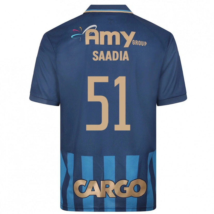 Danxen Niño Camiseta Shalev Saadia #51 Azul Marino 2ª Equipación 2025/26 La Camisa