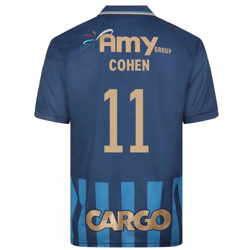 Danxen Niño Camiseta Yonatan Cohen #11 Azul Marino 2ª Equipación 2025/26 La Camisa