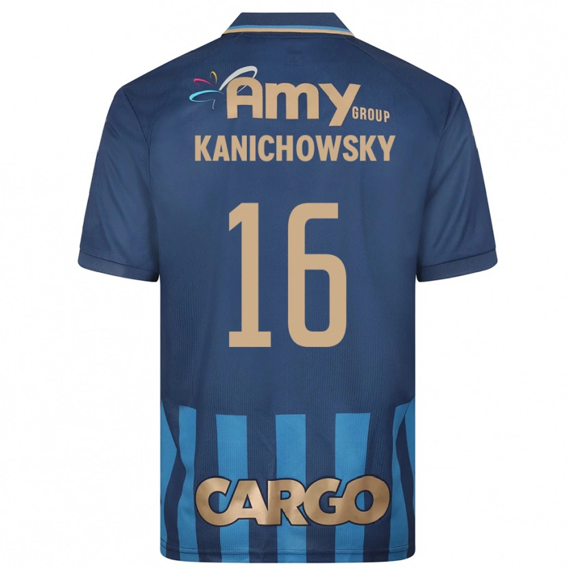 Danxen Niño Camiseta Gabi Kanichowsky #16 Azul Marino 2ª Equipación 2025/26 La Camisa