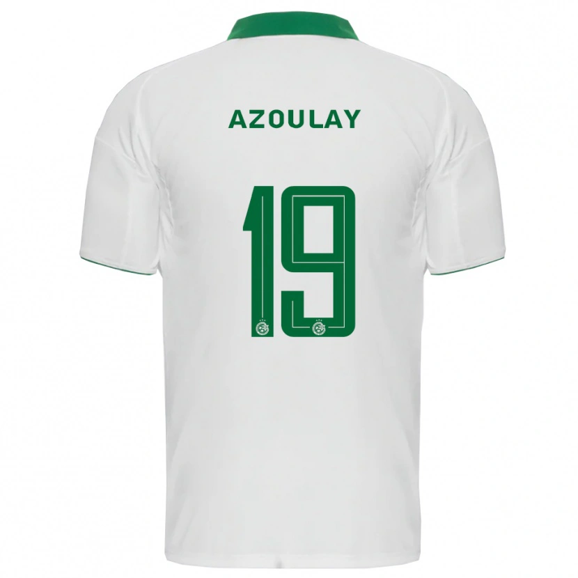 Danxen Niño Camiseta Ethane Azoulay #19 Blanco Verde 2ª Equipación 2025/26 La Camisa