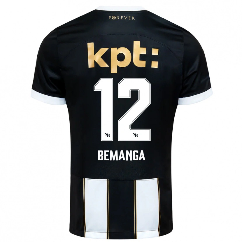 Danxen Niño Camiseta Schilo Bemanga #12 Negro Blanco 2ª Equipación 2025/26 La Camisa
