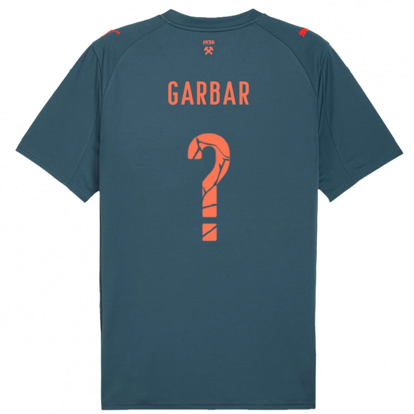 Danxen Niño Camiseta Mykhaylo Garbar #0 Marino Rojo 2ª Equipación 2025/26 La Camisa