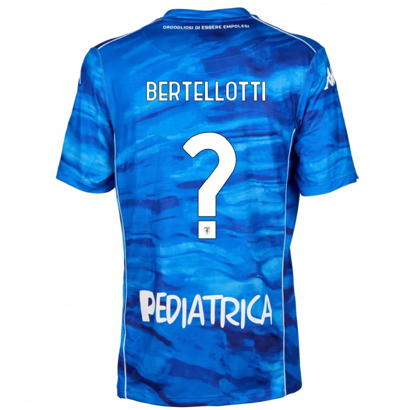 Danxen Hombre Camiseta Giacomo Bertellotti #0 Azul Blanco 1ª Equipación 2025/26 La Camisa