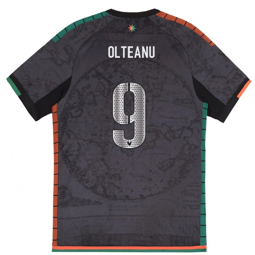 Danxen Hombre Camiseta Alberto Olteanu #9 Gris Oscuro 1ª Equipación 2025/26 La Camisa