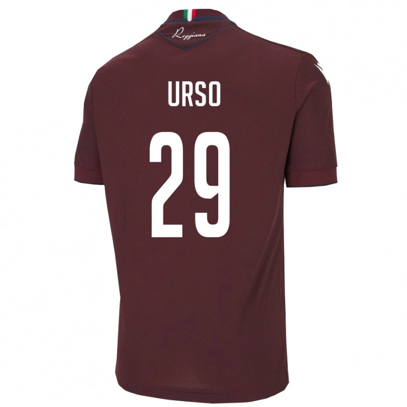 Danxen Hombre Camiseta Oliver Urso #29 Borgoña Blanco 1ª Equipación 2025/26 La Camisa
