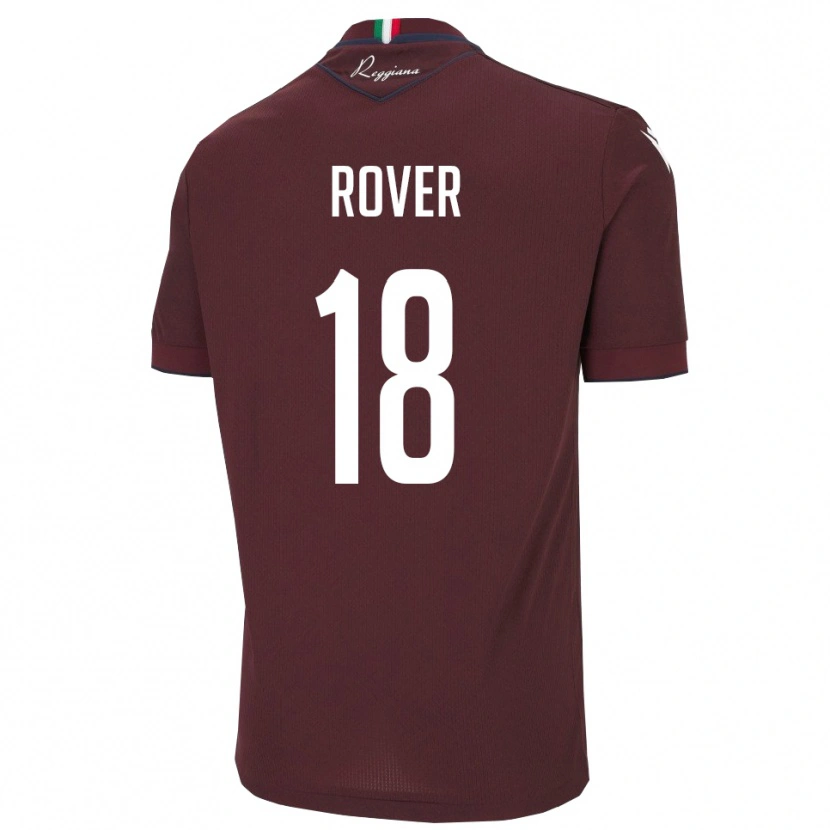 Danxen Hombre Camiseta Matteo Rover #18 Borgoña Blanco 1ª Equipación 2025/26 La Camisa