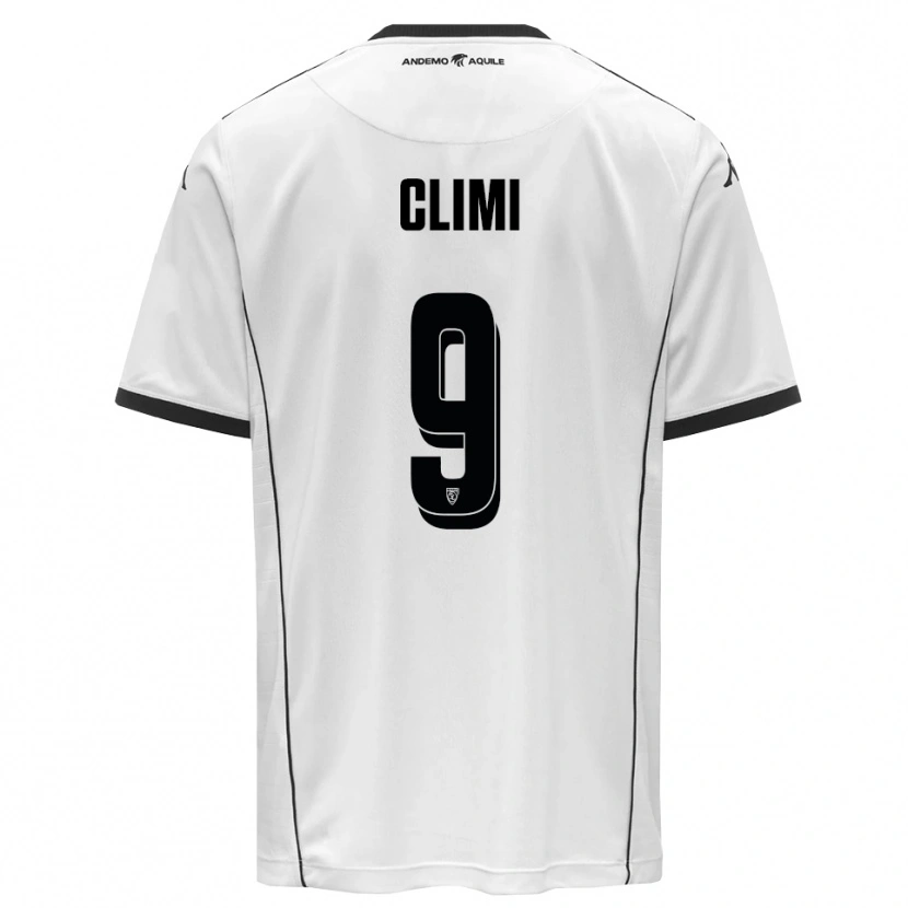 Danxen Hombre Camiseta Francesco Climi #9 Blanco Negro 1ª Equipación 2025/26 La Camisa