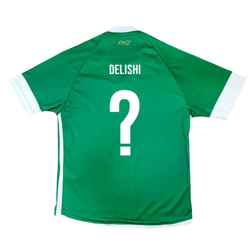 Danxen Hombre Camiseta Gabriel Delishi #0 Verde Blanco 1ª Equipación 2025/26 La Camisa