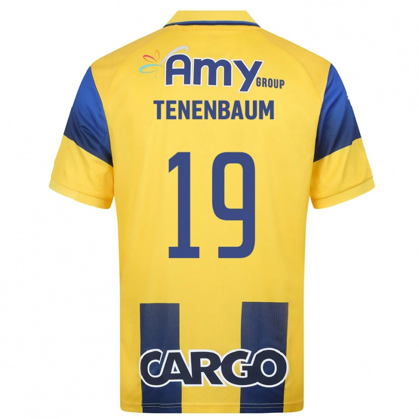 Danxen Hombre Camiseta Daniel Tenenbaum #19 Amarillo Marino 1ª Equipación 2025/26 La Camisa