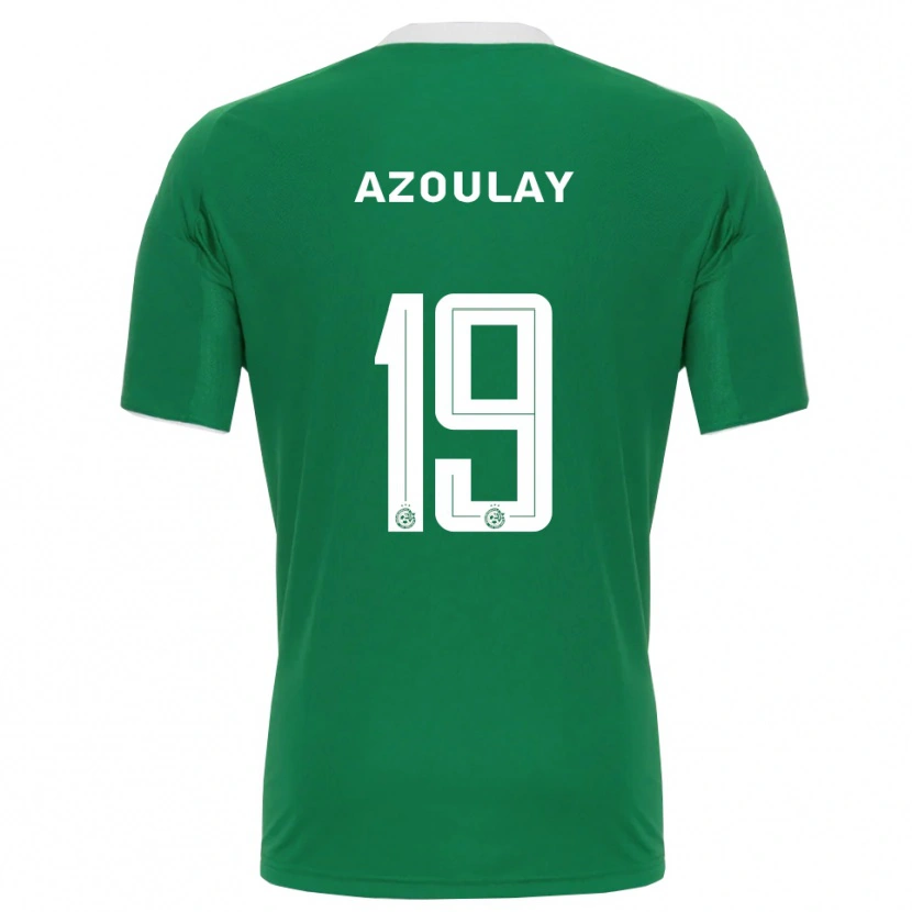 Danxen Hombre Camiseta Ethane Azoulay #19 Verde Blanco 1ª Equipación 2025/26 La Camisa