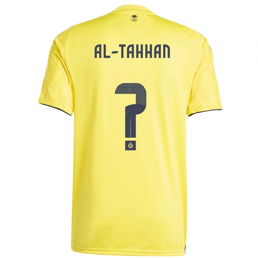 Danxen Hombre Camiseta Yousef Al-Tahhan #0 Amarillo Negro 1ª Equipación 2025/26 La Camisa