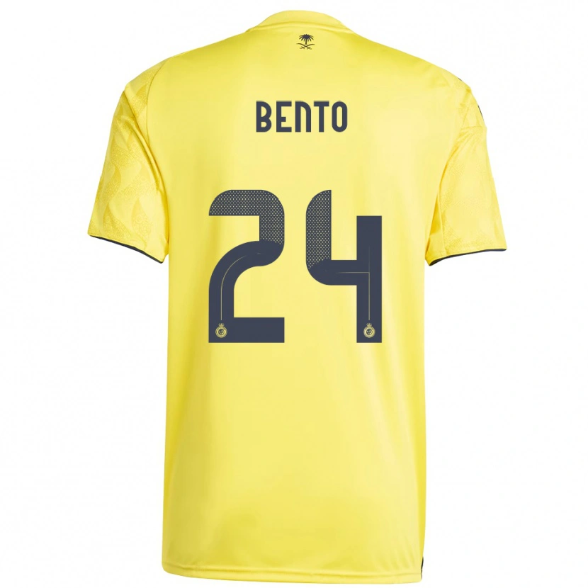 Danxen Hombre Camiseta Bento #24 Amarillo Negro 1ª Equipación 2025/26 La Camisa