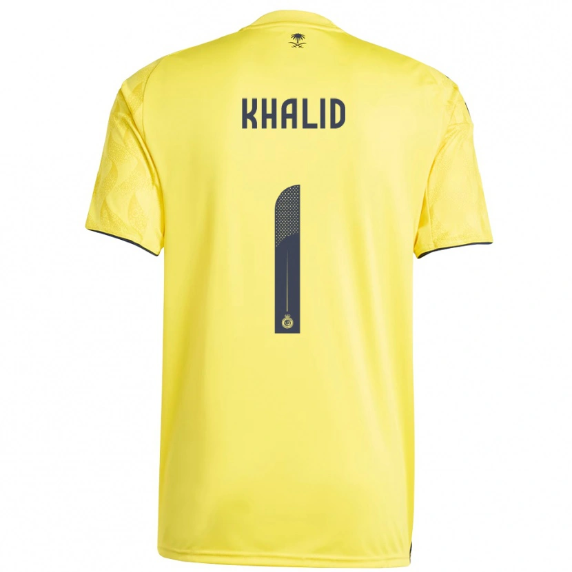 Danxen Hombre Camiseta Sara Khalid #1 Amarillo Negro 1ª Equipación 2025/26 La Camisa