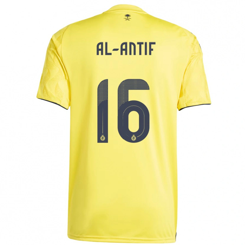 Danxen Hombre Camiseta Habib Al-Antif #16 Amarillo Negro 1ª Equipación 2025/26 La Camisa