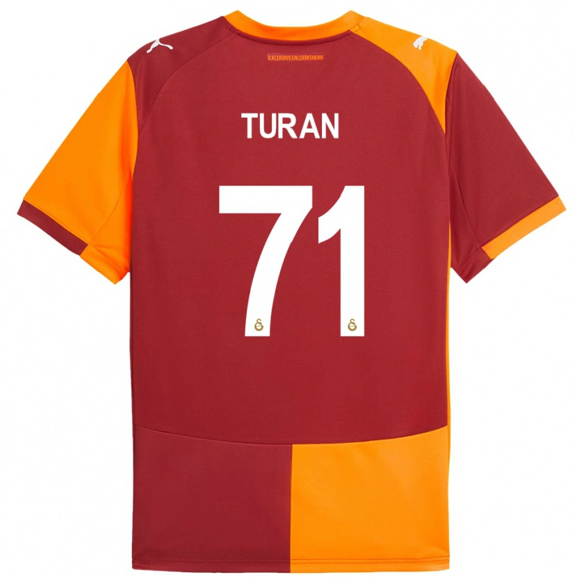 Danxen Hombre Camiseta Hasan Turan #71 Rojo Naranja 1ª Equipación 2025/26 La Camisa
