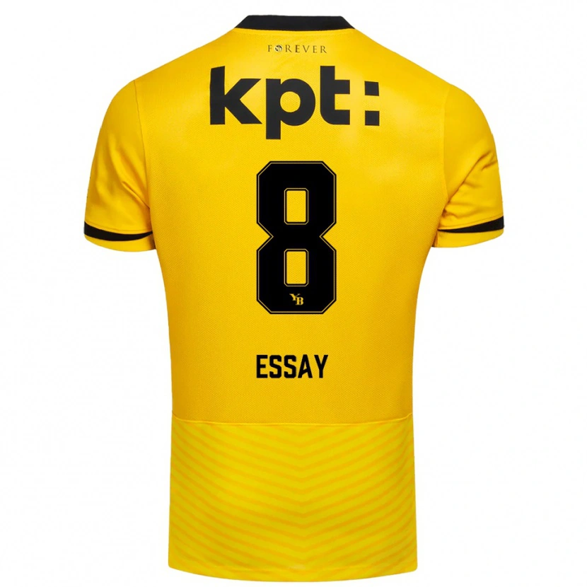 Danxen Hombre Camiseta Perceval Essay #8 Amarillo Negro 1ª Equipación 2025/26 La Camisa