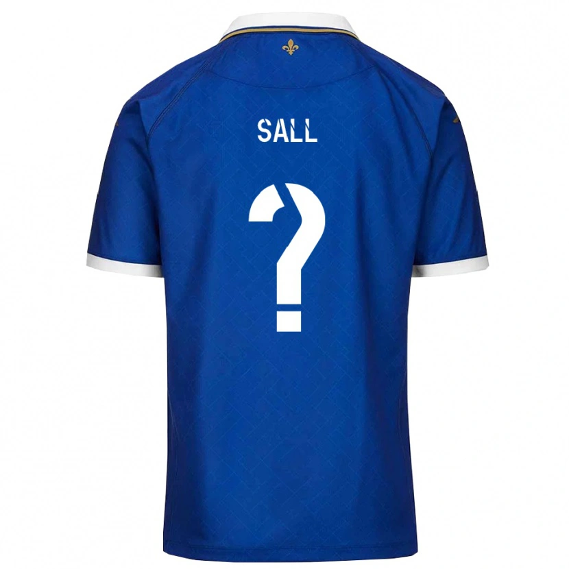 Danxen Hombre Camiseta Issa Sall #0 Azul Dorado 1ª Equipación 2025/26 La Camisa