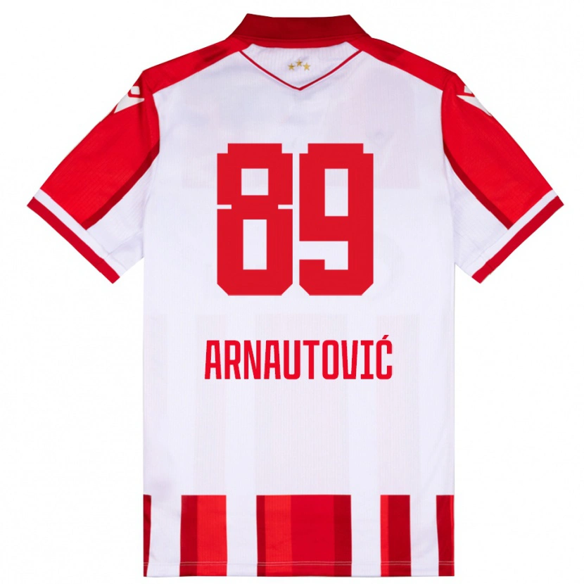 Danxen Hombre Camiseta Marko Arnautovic #89 Rojo Blanco 1ª Equipación 2025/26 La Camisa