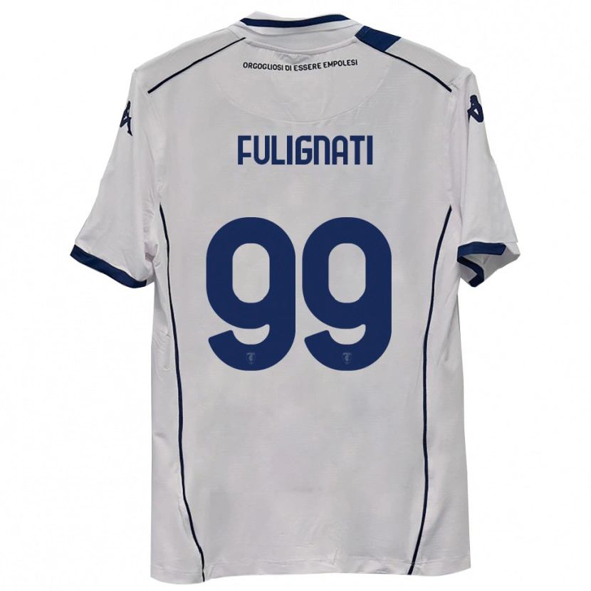 Danxen Hombre Camiseta Andrea Fulignati #99 Azul Marino Oscuro 2ª Equipación 2025/26 La Camisa